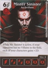 Mister Sinister - Archvillain (46) - Dice Masters Single