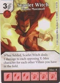Scarlet Witch - Wanda Maximoff (54) - Dice Masters Single