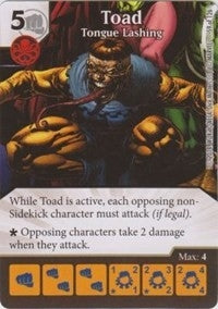 Toad - Tongue Lashing (59) - Dice Masters Single