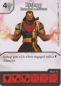Bishop - Branded a Mutant (66) - Dice Masters Single