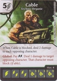 Cable - Techno-Organic (68) - Dice Masters Single