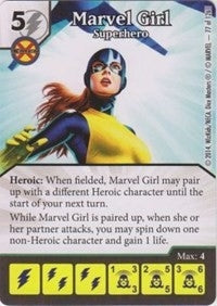 Marvel Girl - Superhero (77) - Dice Masters Single