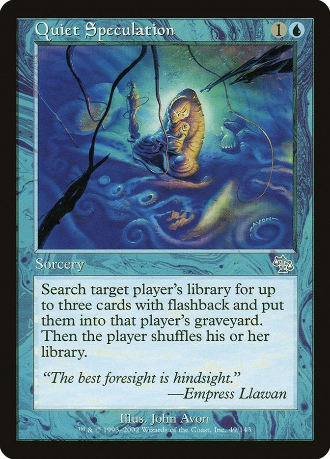 Quiet Speculation (49) [JUD] - MTG Single