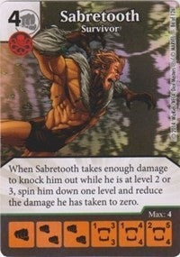 Sabretooth - Survivor (86) - Dice Masters Single