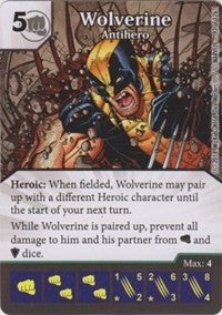 Wolverine - Antihero (92) - Dice Masters Single