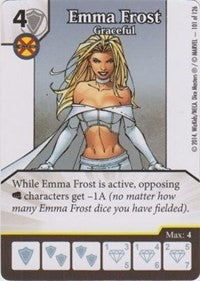 Emma Frost - Graceful (101) - Dice Masters Single