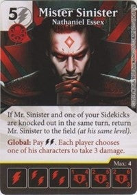 Mister Sinister - Nathaniel Essex (106) - Dice Masters Single