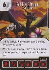 Red-Eyes B. Dragon - Plated Body (7) - Dice Masters Single
