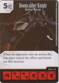 Doomcaliber Knight - Skeletal Warrior (19) - Dice Masters Single