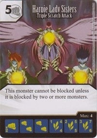 Harpie Lady Sisters - Triple Scratch Attack (24) - Dice Masters Single