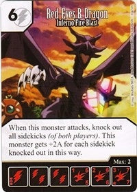 Red-Eyes B. Dragon - Inferno Fire Blast (34) - Dice Masters Single