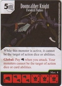 Doomcaliber Knight - Fiendish Fighter (48) - Dice Masters Single