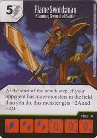 Flame Swordsman - Flaming Sword of Battle (49) - Dice Masters Single