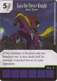 Gaia the Fierce Knight - Spiral Shaver (50) - Dice Masters Single
