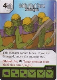 Goblin Attack Force - Goblin Squad (51) - Dice Masters Single