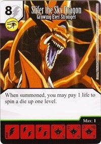 Slifer the Sky Dragon - Growing Ever Stronger (66) - Dice Masters Single