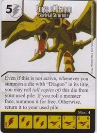 Curse of Dragon - Skeletal Structure (78) - Dice Masters Single