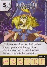 Dark Magician Girl - Dark Burning Attack (80) - Dice Masters Single