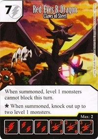 Red-Eyes B. Dragon - Claws of Steel (97) - Dice Masters Single