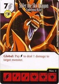 Slifer the Sky Dragon - Lightning Blast (101) - Dice Masters Single