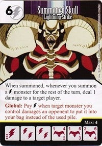 Summoned Skull - Lightning Strike (102) - Dice Masters Single