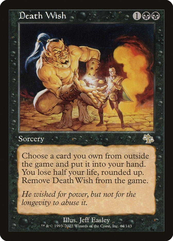 Death Wish (64) [JUD] - MTG Single