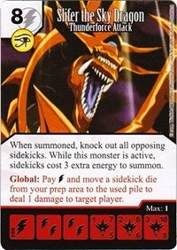 Slifer the Sky Dragon - Thunderforce Attack (108) - Dice Masters Single