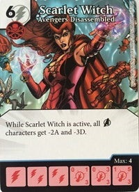 Scarlet Witch - Avengers Disassembled (2) - Dice Masters Single
