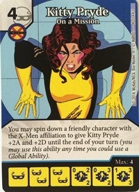 Kitty Pryde - On a Mission (5) - Dice Masters Single