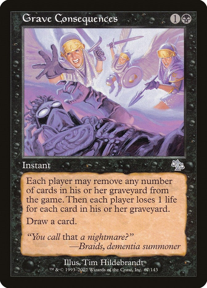 Grave Consequences (67) [JUD] - MTG Single