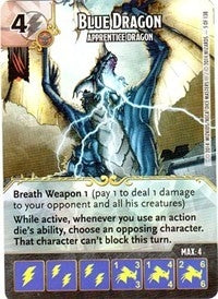 Blue Dragon - Apprentice Dragon (5) - Dice Masters Single