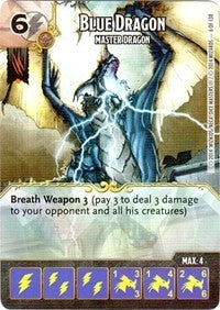 Blue Dragon - Master Dragon (6) - Dice Masters Single