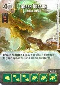 Green Dragon - Minion Dragon (10) - Dice Masters Single