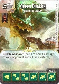 Green Dragon - Apprentice Dragon (11) - Dice Masters Single