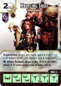 Halfling Thief - Minion Harper (13) - Dice Masters Single