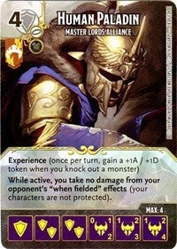 Human Paladin - Master Lords Apprentice (18) - Dice Masters Single