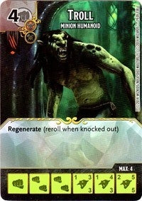 Troll - Minion Humanoid (19) - Dice Masters Single