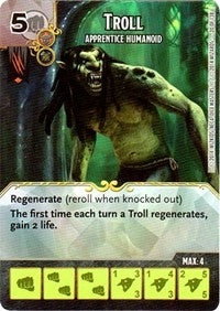 Troll - Apprentice Humanoid (20) - Dice Masters Single