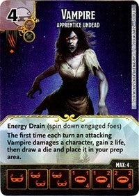 Vampire - Apprentice Undead (23) - Dice Masters Single