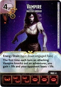 Vampire - Master Undead (24) - Dice Masters Single