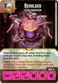 Beholder - Lesser Aberration (25) - Dice Masters Single