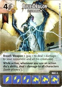 Blue Dragon - Lesser Dragon (26) - Dice Masters Single