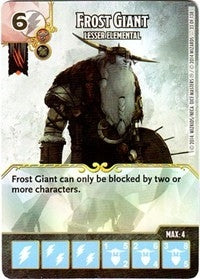 Frost Giant - Lesser Elemental (33) - Dice Masters Single