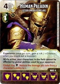 Human Paladin - Lesser Emerald Enclave (39) - Dice Masters Single