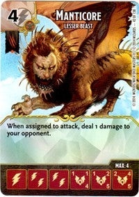 Manticore - Lesser Beast (42) - Dice Masters Single