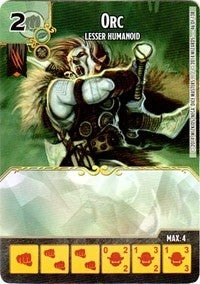 Orc - Lesser Humanoid (46) - Dice Masters Single