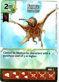 Stirge - Lesser Beast (52) - Dice Masters Single
