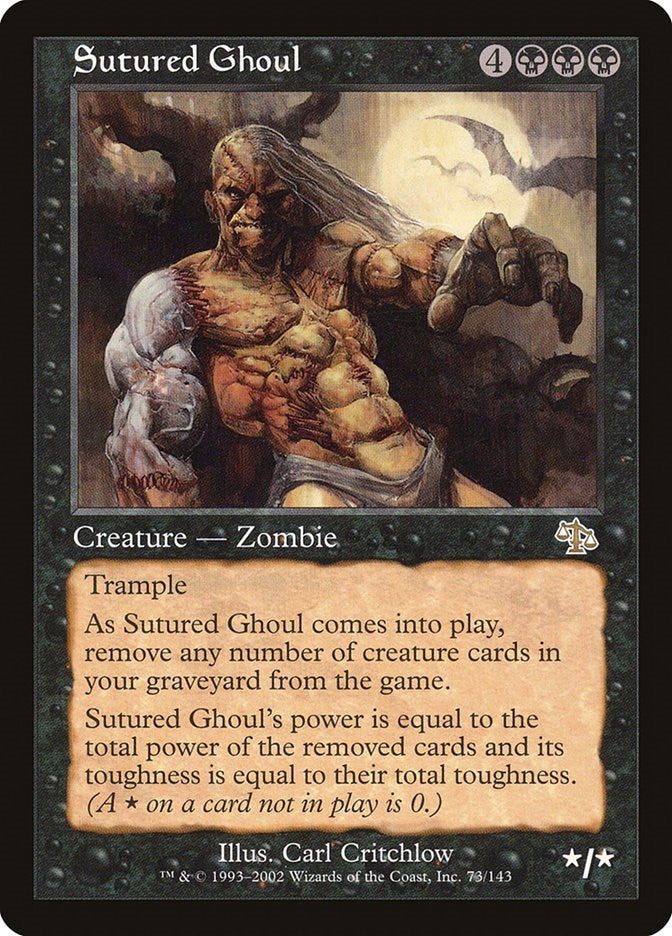 Sutured Ghoul (73) [JUD] - MTG Single