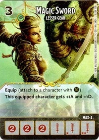 Magic Sword - Lesser Gear (62) - Dice Masters Single
