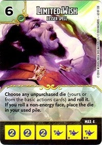Limited Wish - Lesser Spell (63) - Dice Masters Single